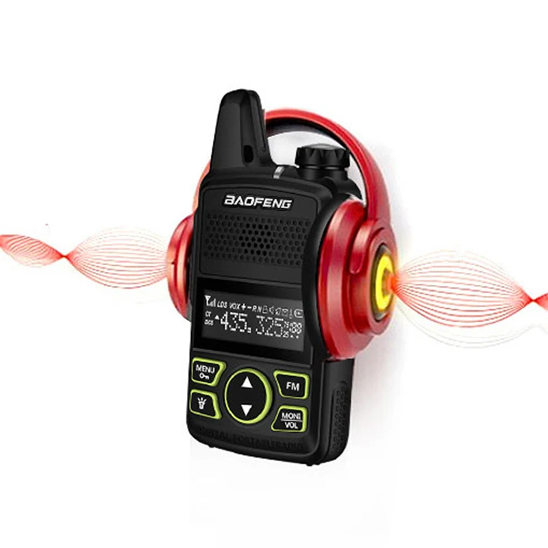 

Baofeng BF T1 Mini Walkie Talkie Radio Two Way Kids UHF Long Ham Dual Band Transceive Wireless Intercom