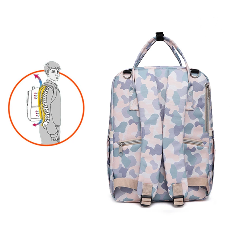 Heine Полиэстеровая сумка для детских подгузников мам сумки рюкзаки органайзер