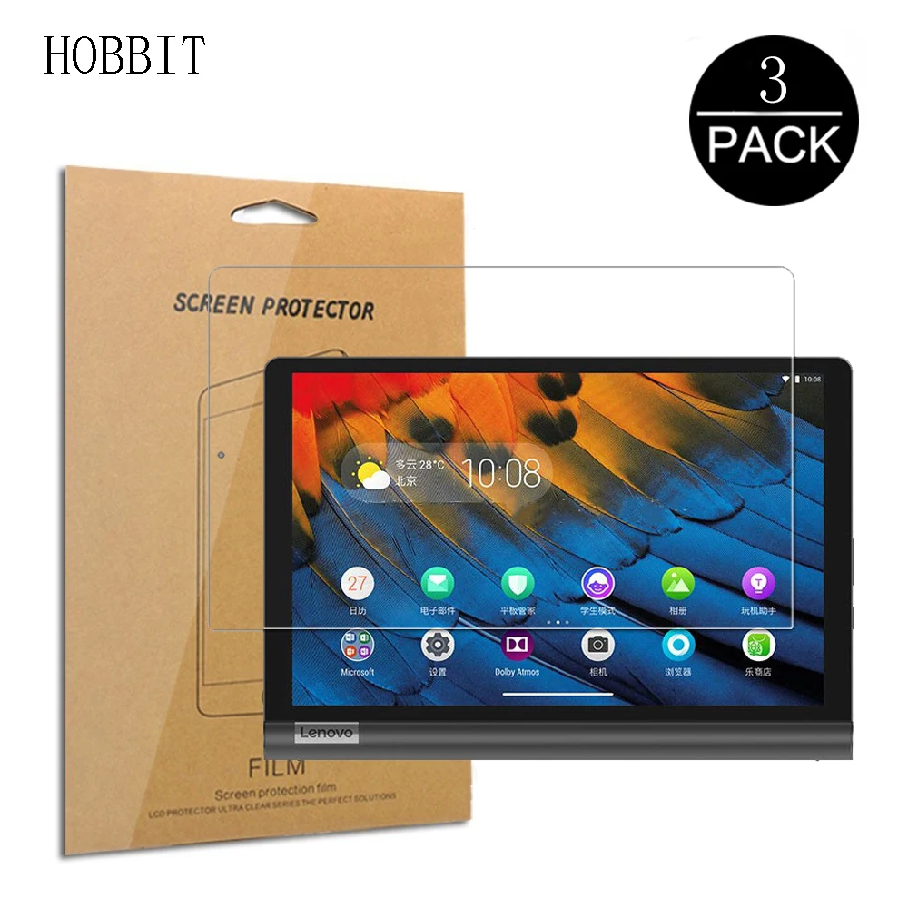 

Защитная пленка для экрана планшета Lenovo YOGA Smart Tab 10,1 Tab 5 YT-X705 YT-X705F Tab5 X705 X705X X705F YT-X705X HD, ПЭТ, 3 шт.