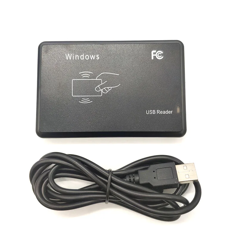 

13.56MHz RFID Reader USB Proximity Sensor Smart Card Reader no drive issuing device USB for Access Control