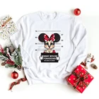 Осенняя модная толстовка с капюшоном, одежда для маленьких девочек с рисунком Минни Маус, детский пуловер с круглым вырезом, персонализированная Толстовка для девочек, Прямая поставка