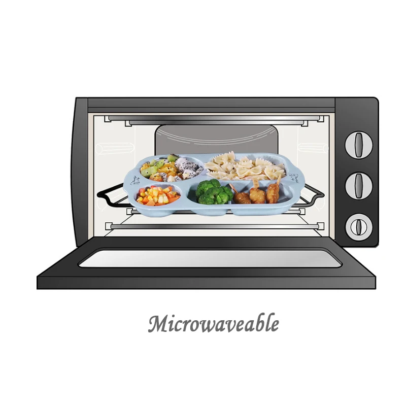 6 шт./компл. чаша для детской посуды набор миска из натурального бамбукового