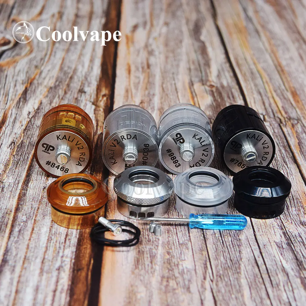 Coolvape qp KALI V2 RDA 25 мм BF Squonk перестраиваемые капли регулируемые с Pin vs HAKU VENNA rda
