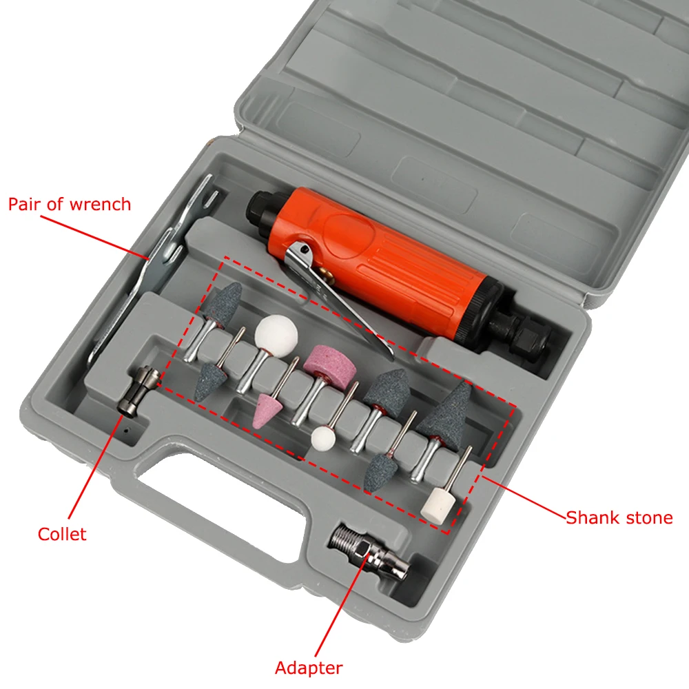 Полировщик с воздушным компрессором шлифовальный станок 23000 об/мин набор для