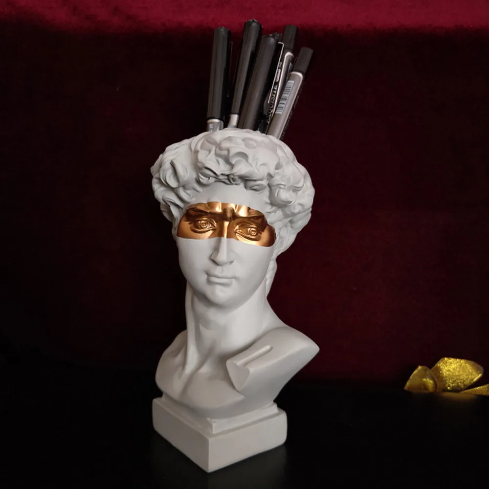 Ваза для цветов с изображением головы человека декоративные украшения | Дом и сад