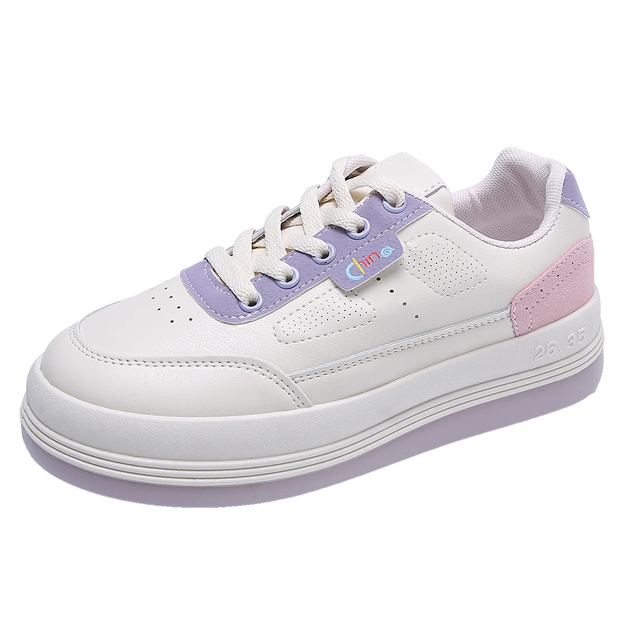 

2021 new fashion autumn female Korean flat shoes lace-up casual shoes breathable sports shoes vulcanized shoes Zapatillas Mujer