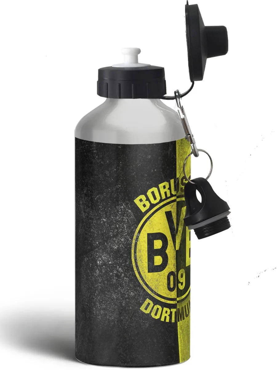 Бутылка спортивная/туристическая фляга Футбол (ФК Боруссия Дортмунд спортивная