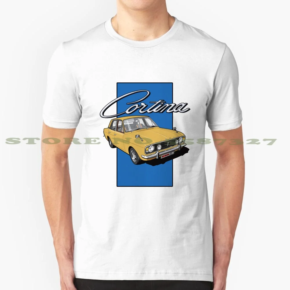 

Забавная летняя футболка Ford Cortina 1600E для мужчин и женщин