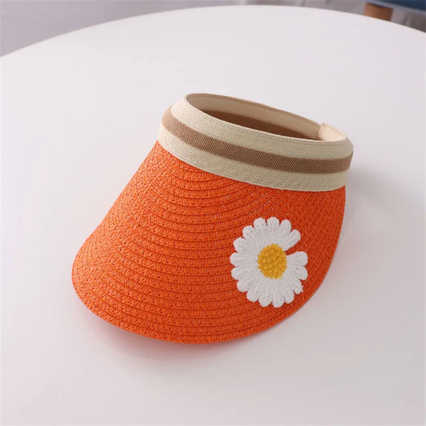 Детская соломенная шляпа в Корейском стиле летние шляпы для маленьких девочек и