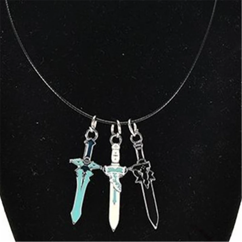 3 шт. аниме меч искусство онлайн ожерелье Асуна Кирито косплей реквизит Kazuto
