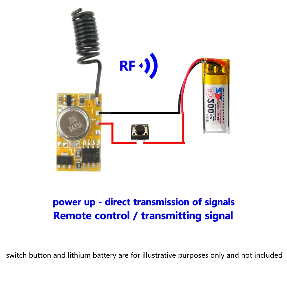 Мини-релейный приемник DC3.5V-DC12V DC3V-DC12V 3 7 в 4 5 6 В 9 12 беспроводной TX RX | Строительство