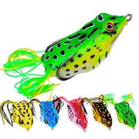 frog artificial 3d eyes frog lure 1 pcs 13g frogs lures soft tube bait plastic fishing lure with fishing hooks frog lure