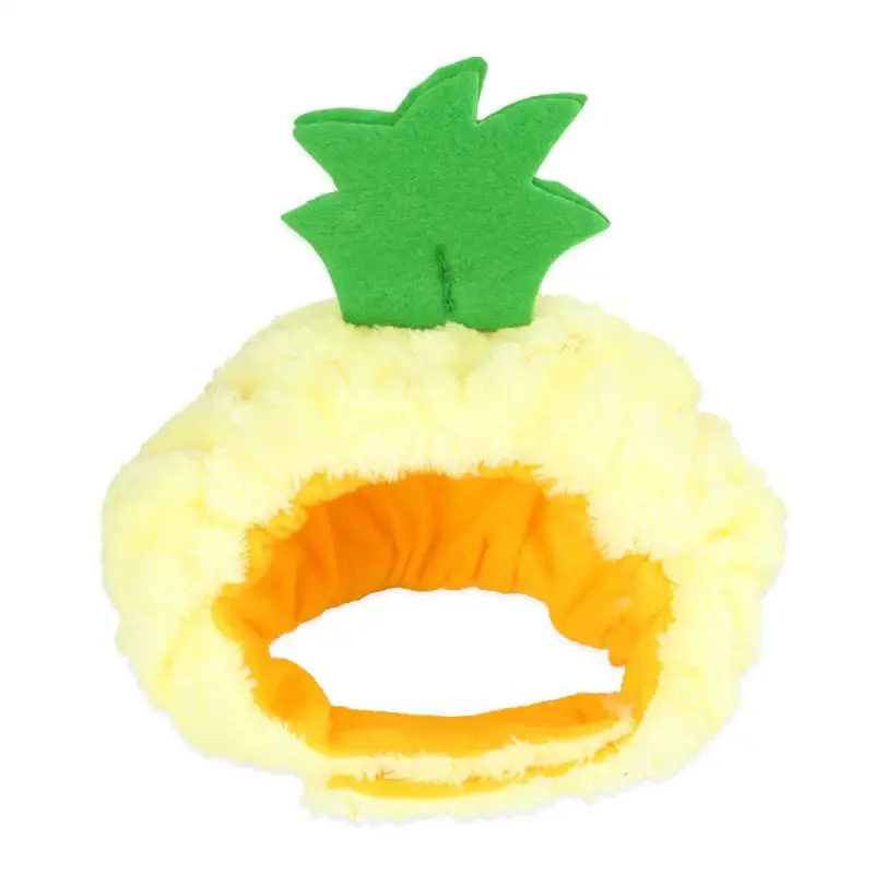 

Pet Hat Puppy Cat Dress Up Apple Pineapple Headdress Cat Dress Up Hat Dew Ears Cat Headgear Fruit Hat for Cat Puppy