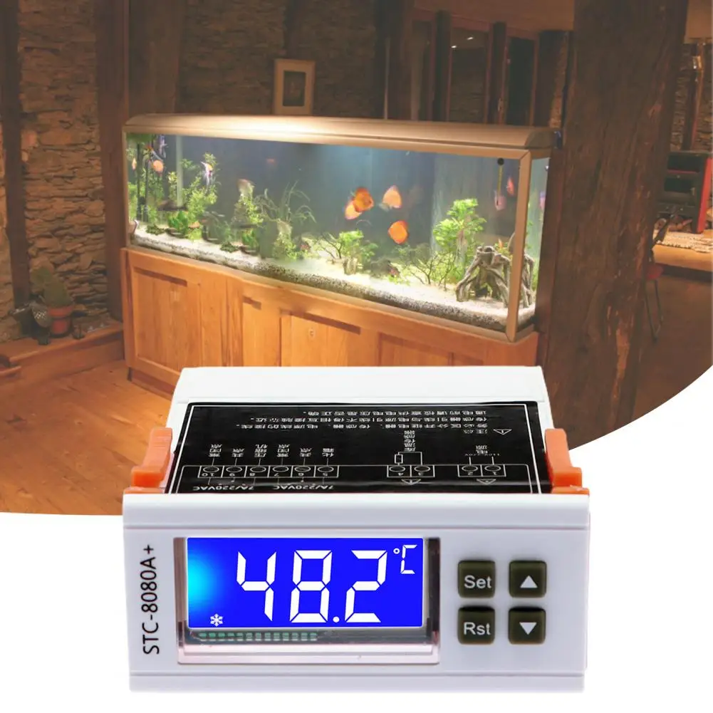 12/24/220V Intelligent Temperature Controller Single Probe Automatic Defrost Digital Refrigerator Thermostat for Cold Storage |