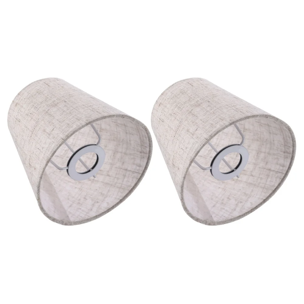 

2pcs Cloth Lampshades Ceiling Lamp Chandelier Lamp Covers Covers
