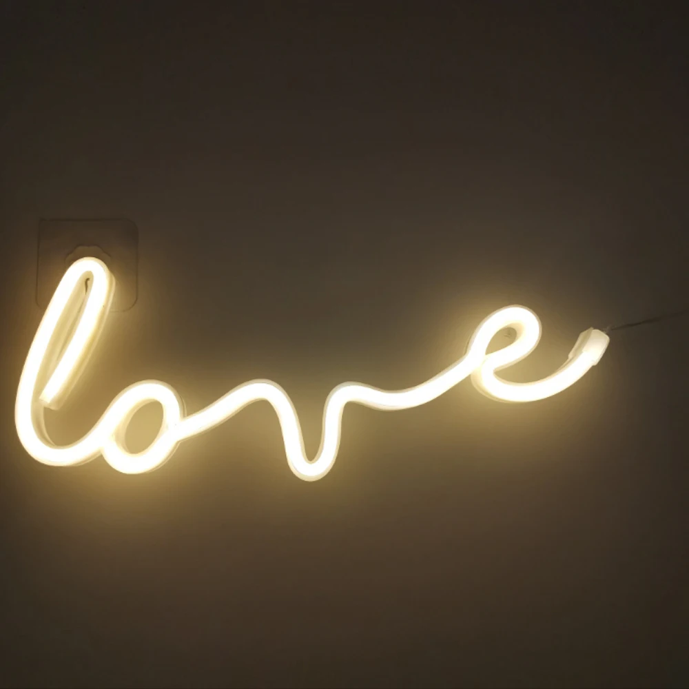 Светодиодный неоновый светильник креативное украшение для свадьбы Дня Святого