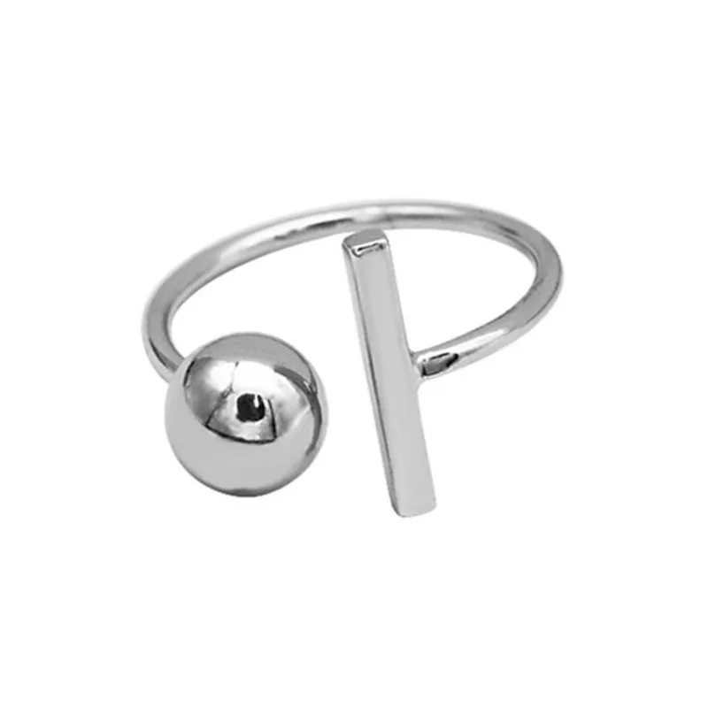 Женское блестящее кольцо с бусинами серебро 925 пробы|Кольца| |