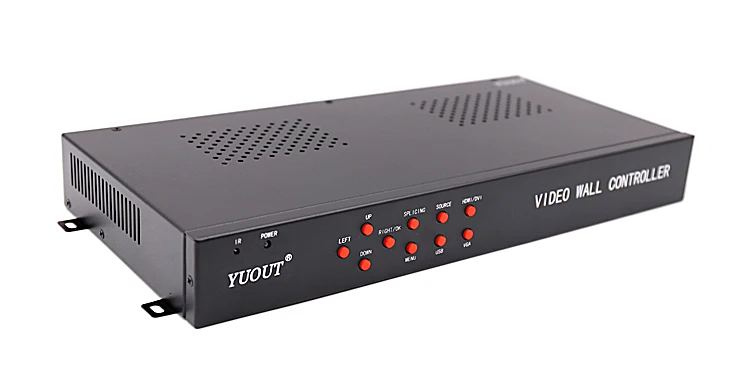 Настенный видеоконтроллер YD TV09 3x3 2x4 4x2 HDMI + VGA DVI светодиодный/LCD поддержка 180