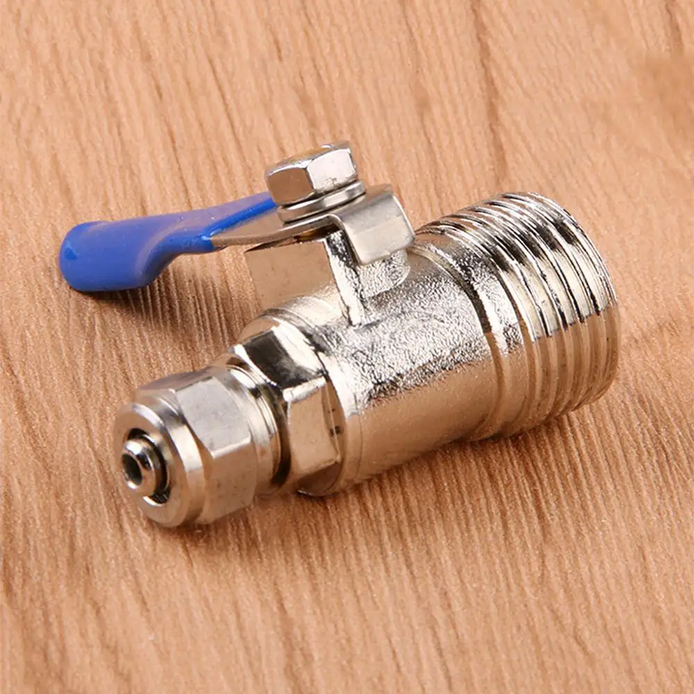 Шаровой регулирующий клапан для воды RoSH 1/2 1/4 дюймов кран с обратным