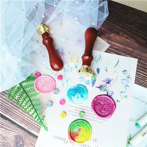 Печать для воска бабочки печать герметик запечатывания конвертов