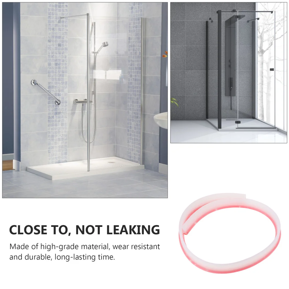 

1PC 1M Toilet Bendable Water Retaining Strip Bathroom Doorway Water Baffle Strip