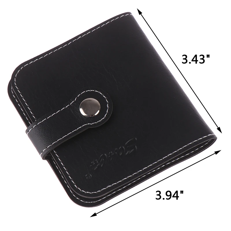 Черный квадратный Кожаный чехол-бумажник Plectrum для акустической электрогитары |