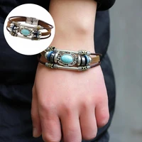 bracelet stylish wear resistant three layers rope chain multi layer bracelet for daily wear chic bracelet couple bracelet