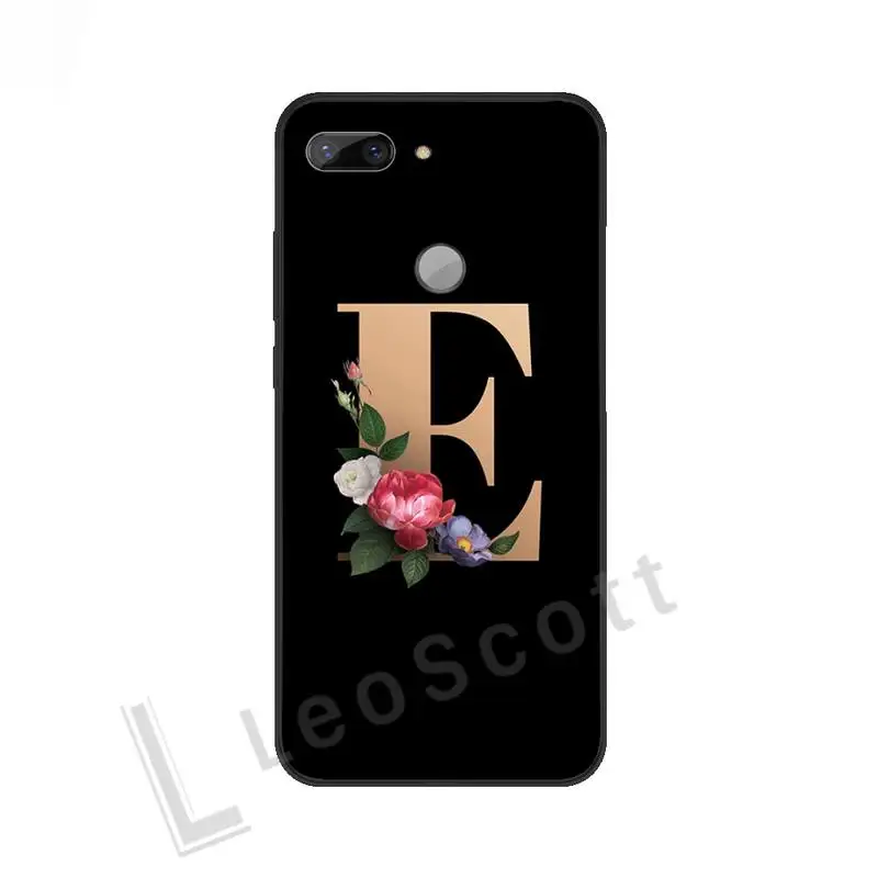 

Lovebay Customized Initial Letter Phone Cases For Huawei NOVA 2 2i 2s 3i 4 4e 5 plus P10 lite 20 P20 pro honor10