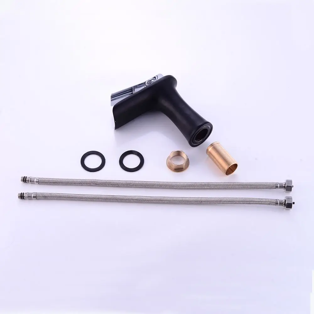 

1PC Washbasin Brass Antique Style Vintage Toilet Sink Mixer Tap Hot and Cold Water Waterfall Basin Faucet Bathroom Accessories