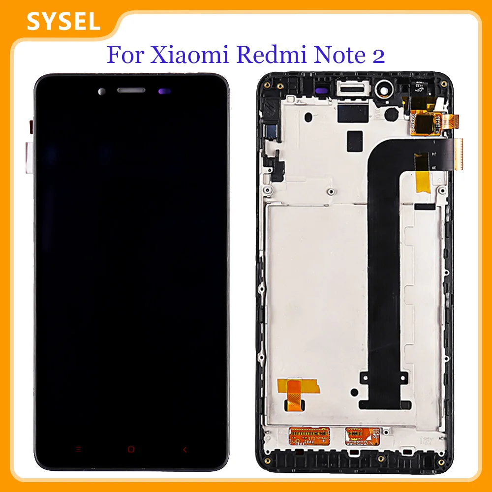 ЖК-дисплей с дигитайзером для Xiaomi Redmi Note 2 сенсорная панель стеклянный сенсор в