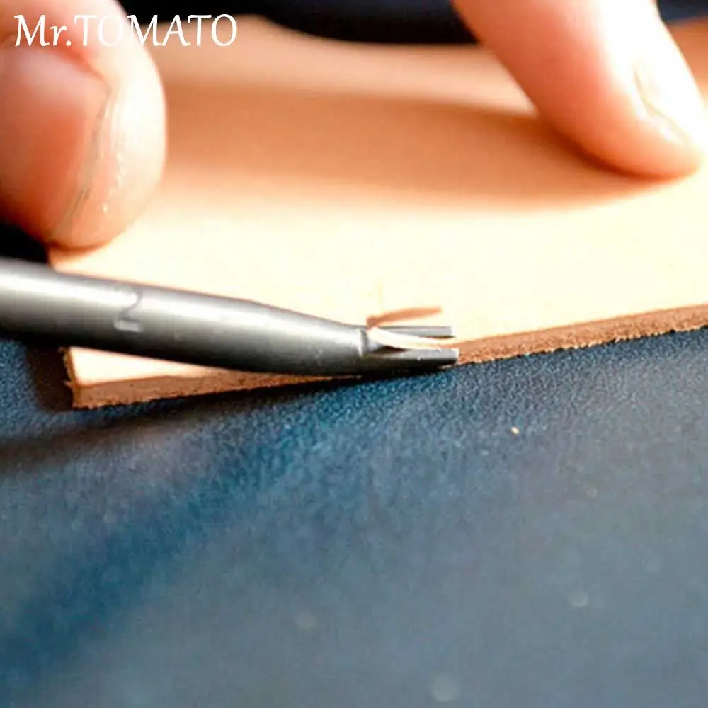 Высококачественный инструмент для кожевенного ремесла 0 6/0 8/1/1.2/1 мм деревянная