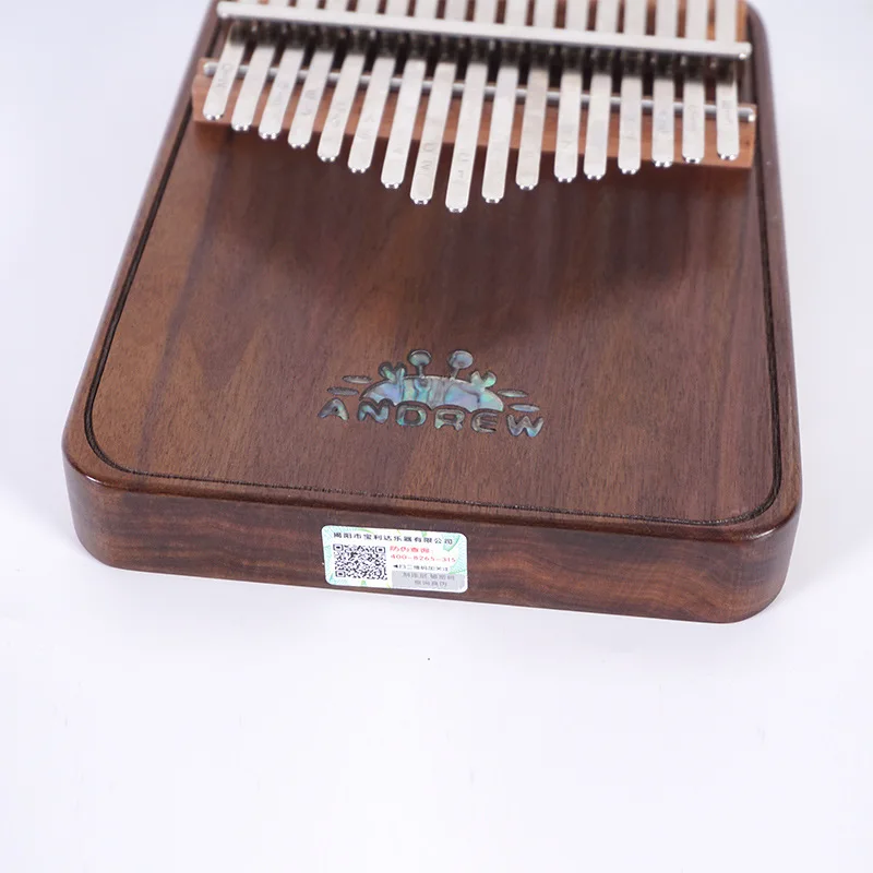 Сумка для Kalimba с 17 клавишами черное ореховое пианино большого пальца киринба