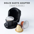 1 шт. многоразовый адаптер-фильтр Dolce Gusto, совместимый с капсулой Nespresso, преобразователь-держатель для кофемашины, сладкий вкус