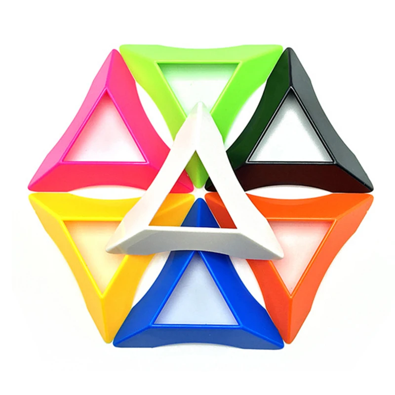 

10 pcs Color Cube Stand Top Quality Speed Magic Speed Cube Plastic Cube Base Holder Educational Learning Toys