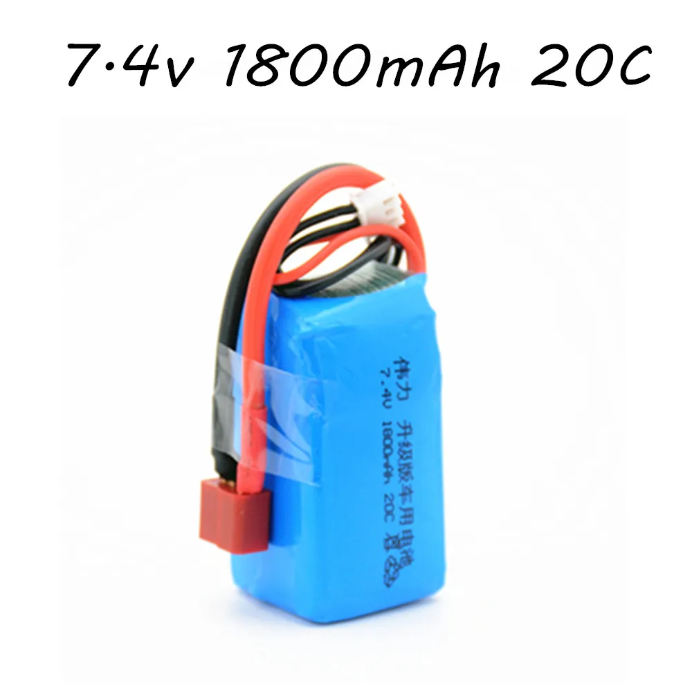 Lipo батарея для Wltoys 7 4 в 1800 ма/ч 2s 20C автомобилей с дистанционным управлением