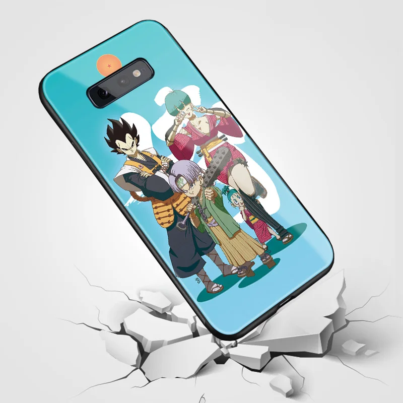 Vegeta Dragon Ball Z DBZ аниме мягкий силиконовый стеклянный чехол для телефона чехол для samsung Galaxy S8 S9 S10e S10 Note 8 9 10 Plus