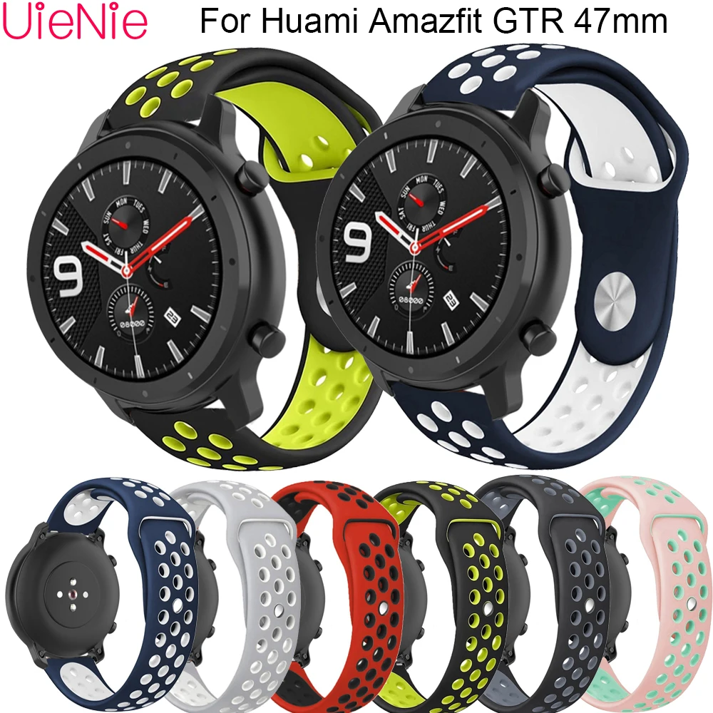 22 мм быстросъемный браслет для Huami Amazfit GTR 47 ремешок HUAWEI Watch GT Samsung Galaxy 46 Смарт