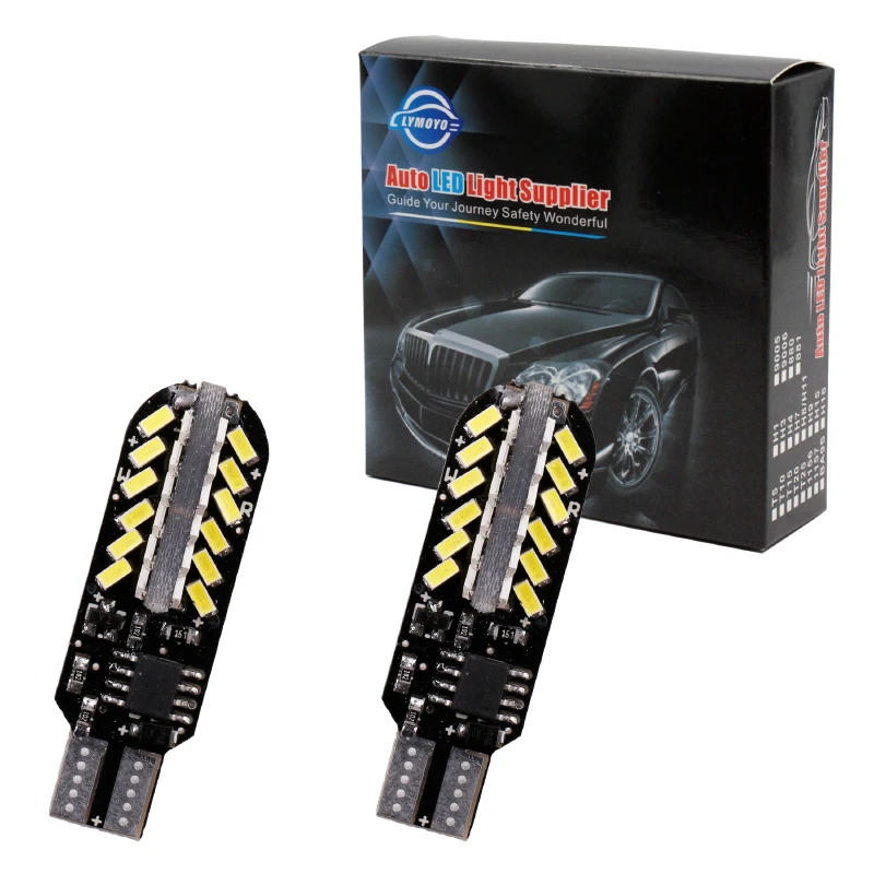 LYMOYO 1 шт. Автомобильный светодиодный светильник Canbus T10 W5W 3014 48smd стробоскоп вспышка