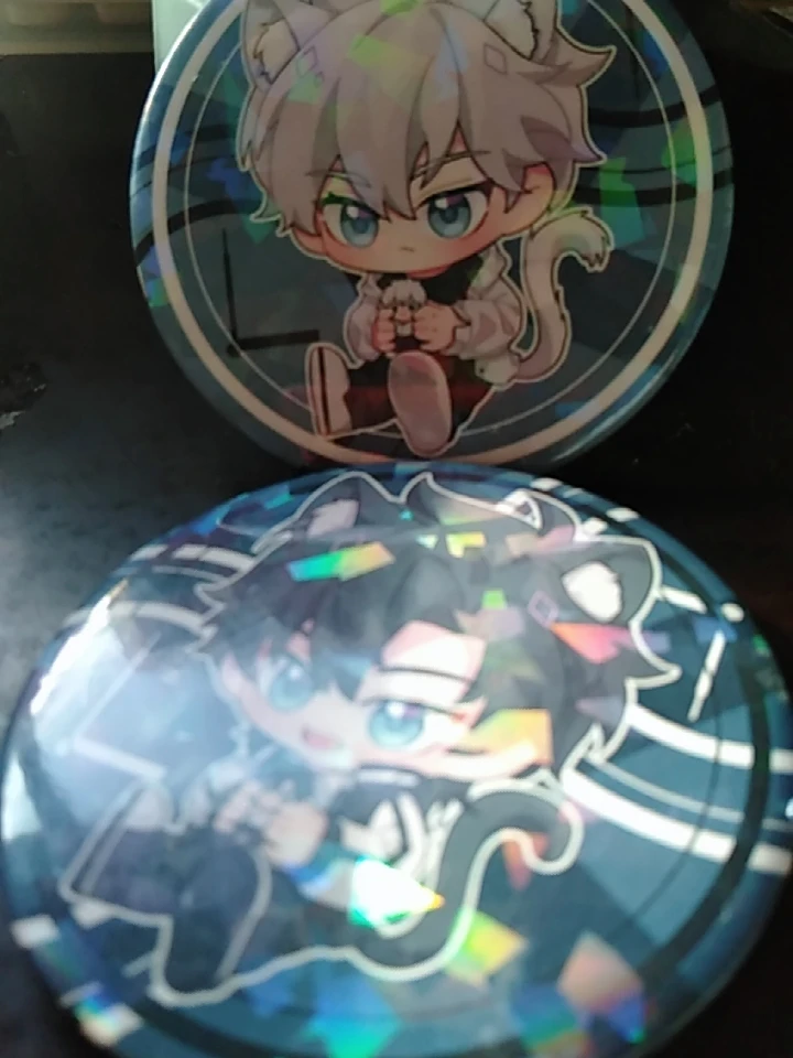 

Anime Shiguang Daili Ren Cheng Xiaoshi Lu Guang Acrylic Keychain Bag Pendant Badge Medal Brooch Button Souvenir Cosplay Gifts