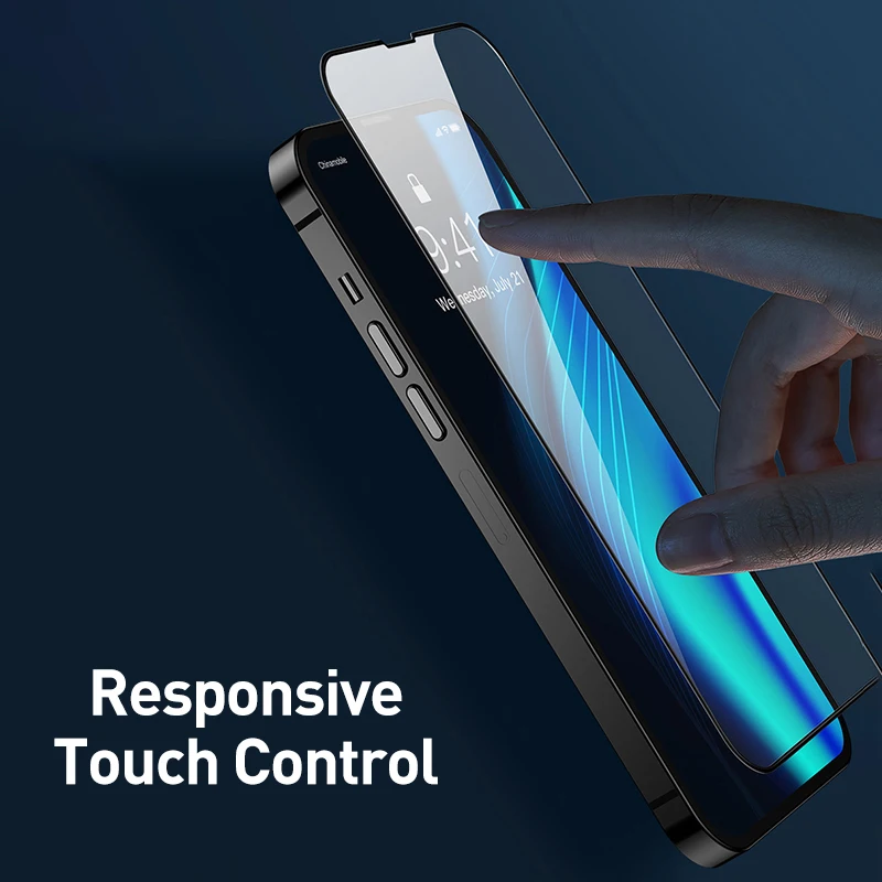 baseus tempered glass for iphone 12 13pro iphone 13 pro max screen protector tempered film full cover screen protector glass free global shipping