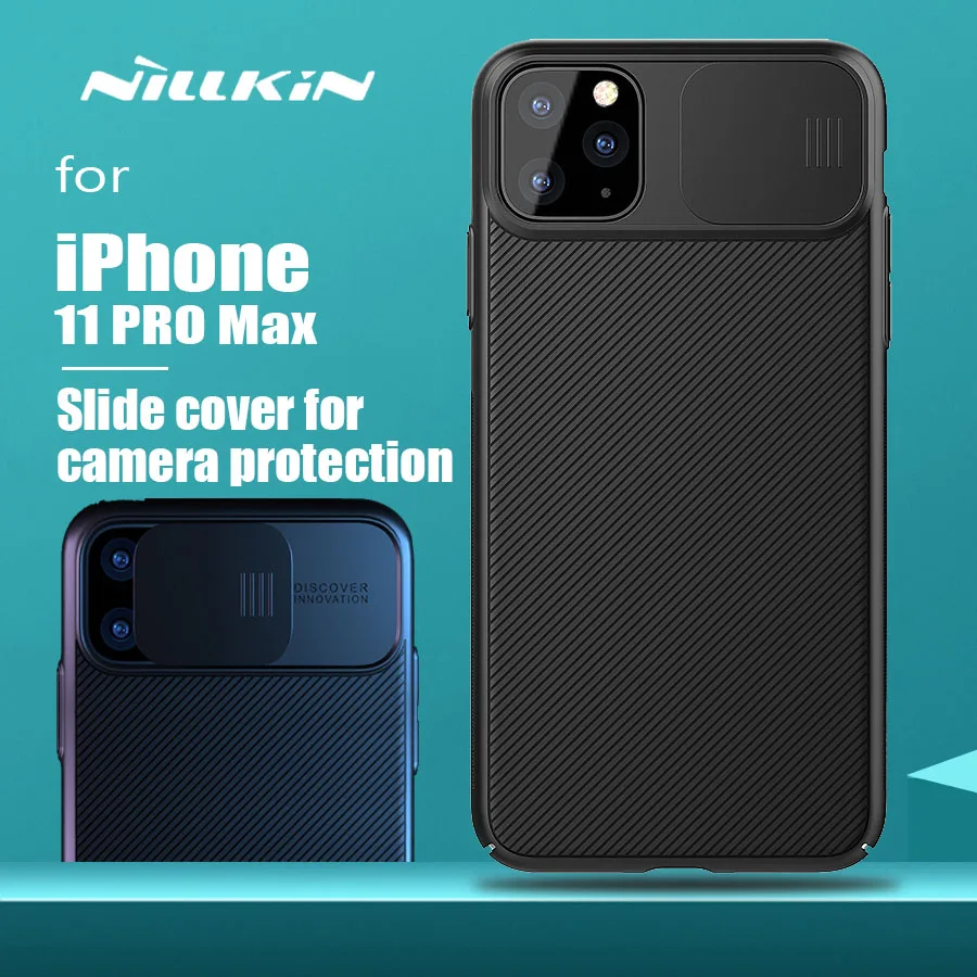 Для iPhone 11 Pro Max чехол Nillkin Camshield Защита камеры задняя крышка для чехол|Бамперы| |
