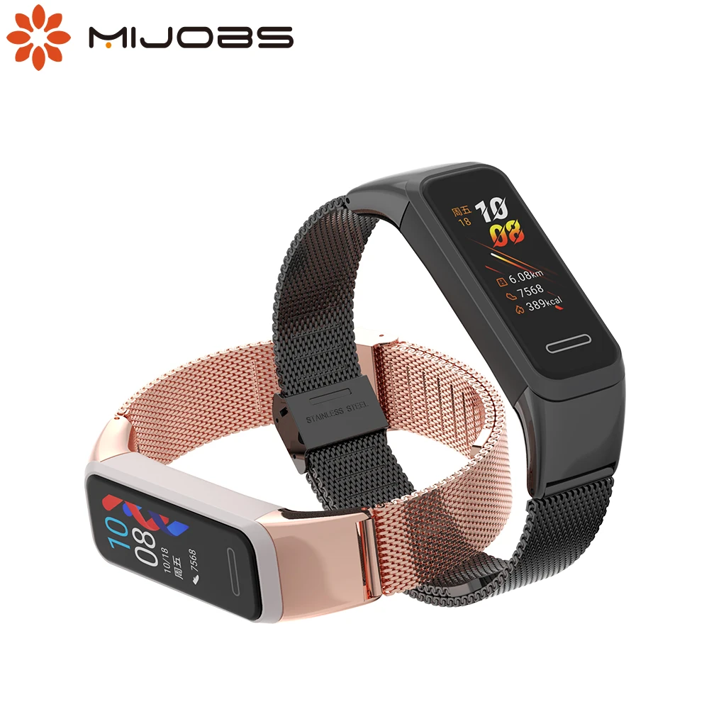 

For Huawei Band 4 Strap Wrist Bracelet for Honor Band 5i Smart Wristband Bracelet Metal for Huawei 4 Band Pulseira Wrist Watch