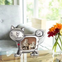 lasody zinc alloy sentiments cat picture frame photo gift for pet cat kitten display on tabletop decorations