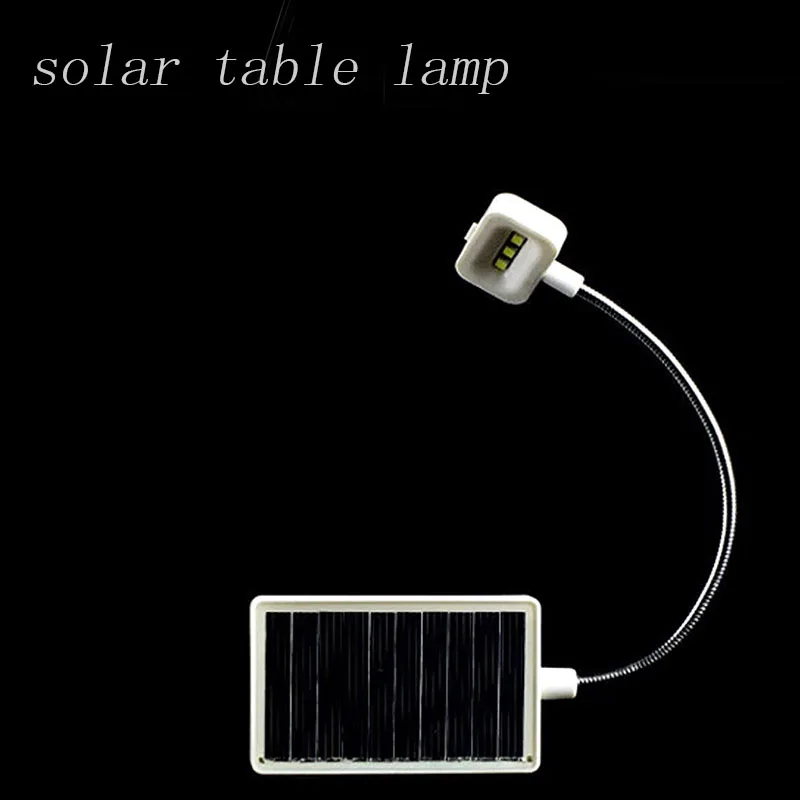 

High Quality Muti-functional Convenient Solar Table Lamp 3 LEDS Powered By Solar Or USB Cable Desk Light Lamps Free Shipping