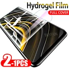 1-2 шт. Гидрогелевая пленка для poxo poco m3 xiaomi global 6,53 ''защита для экрана телефона на little pocophone m 3, не закаленное стекло