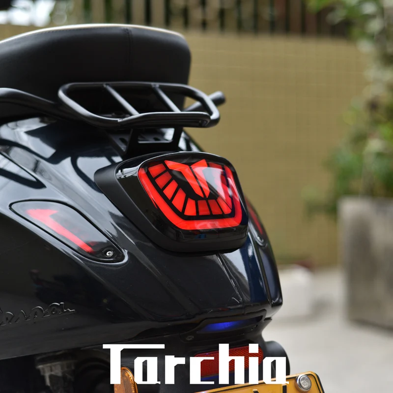 Мотоциклетные аксессуары для Vespa Spring 150 Sprint водяной светодиодный задний фонарь