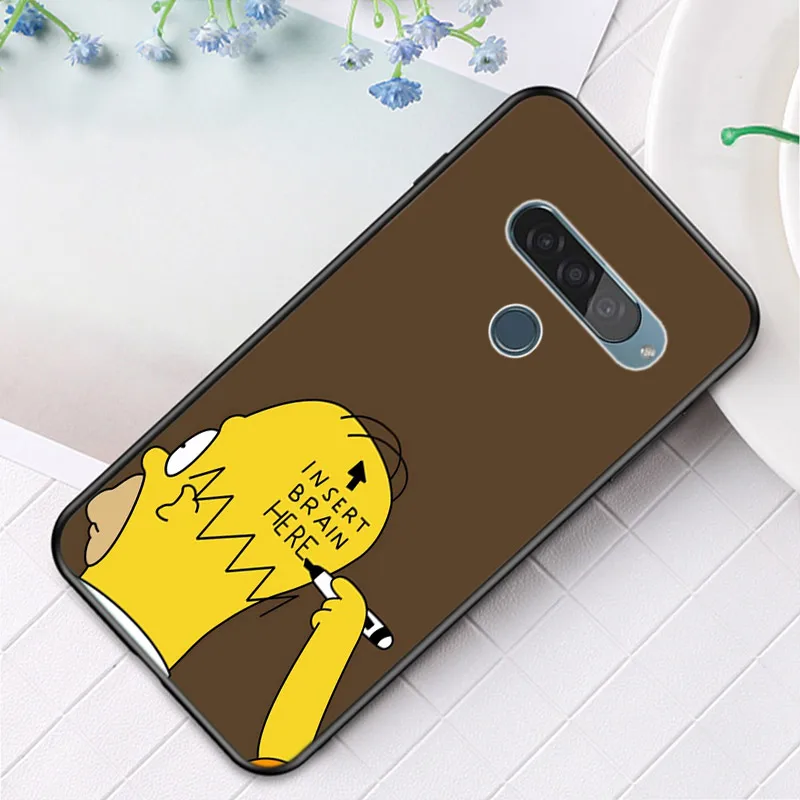Чехол Cool The Simpsons для Google Pixel 6 Pro 5 5A 4 4A XL чехол LG Q60 V60 V50 V50S V40 V35 V30 черный мягкий
