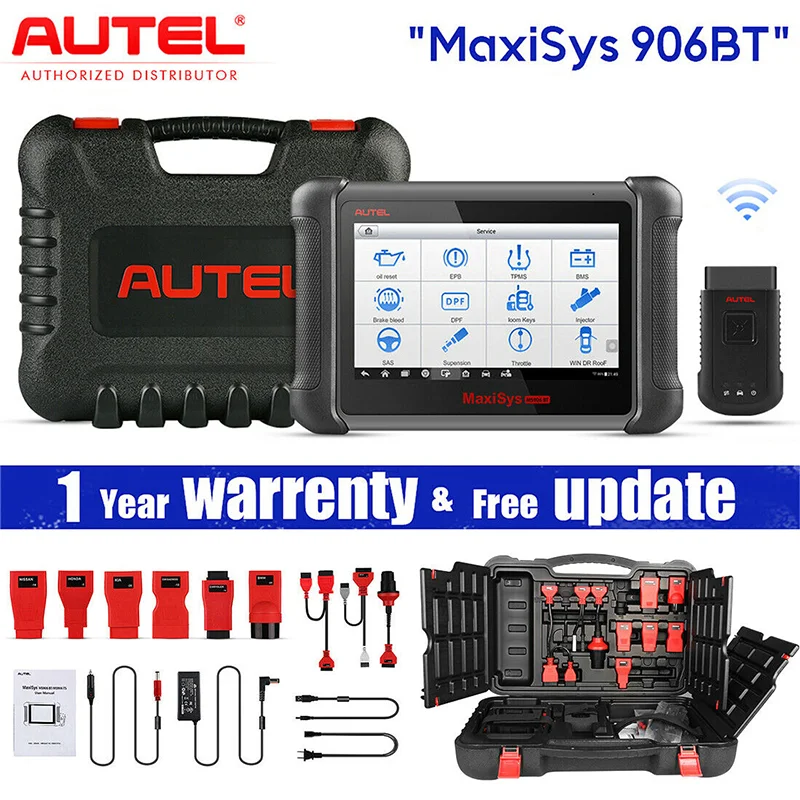 Диагностический сканер Autel Maxisys MS906BT PRO супер планшет с функцией кодирования ECU OBD2