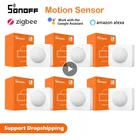 1-50 шт SONOFF SNZB-03 Zigbee движения Сенсор детектор Смарт Управление через eWeLink ZBBridge, работает с Amazon Alexa Google Home