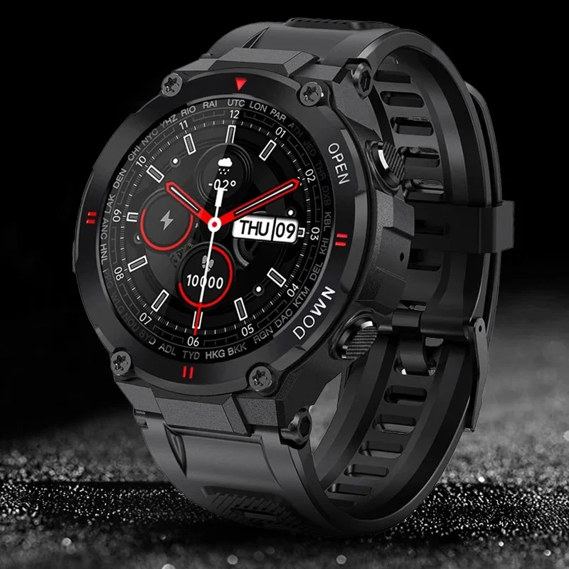 

Смарт-часы мужские с сенсорным экраном и поддержкой Bluetooth, IP68